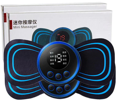 LCD Display Electric Neck Stretcher and Massager with 8 Modes for Cervical Pain Relief and Muscle Stimulation