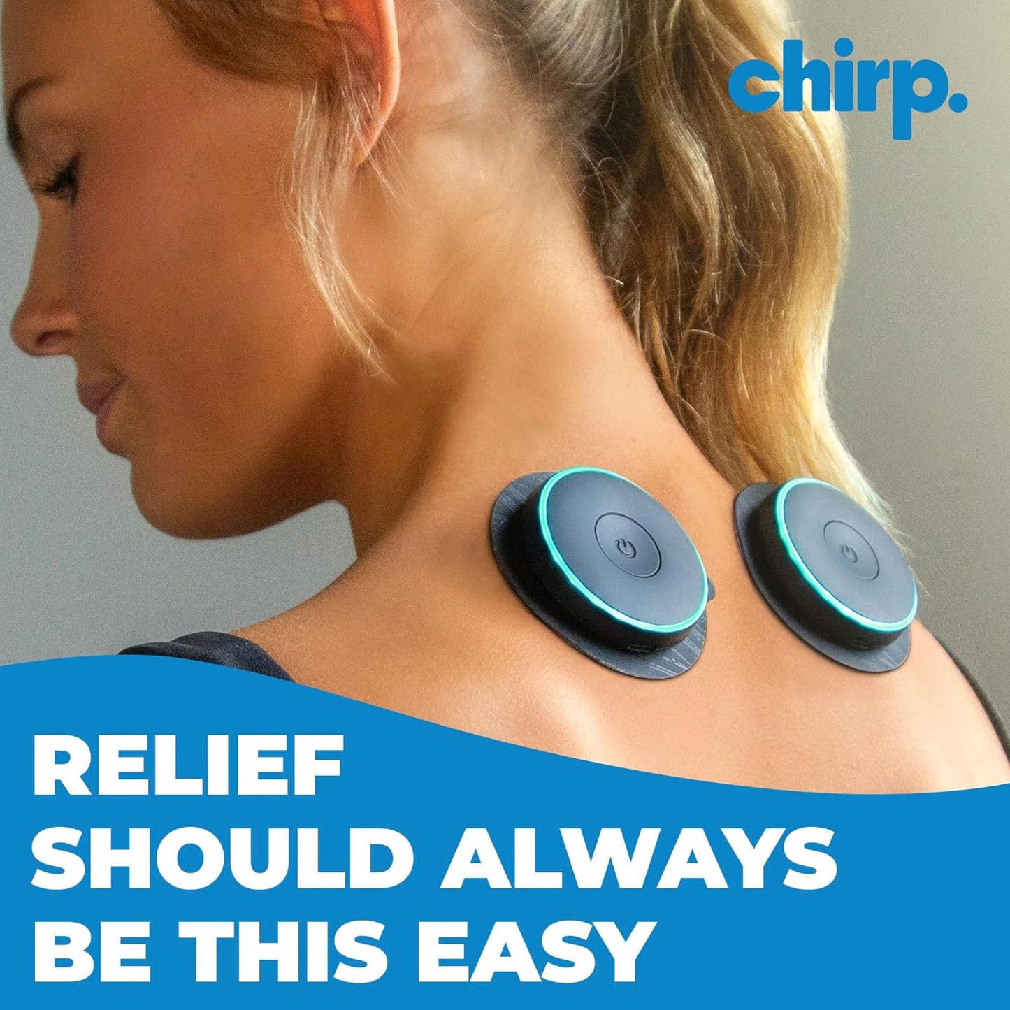 Halo Wireless Muscle Stimulator – Portable EMS Device for Muscle Recovery, Pain Relief, and Strength Training, Stimulate Muscles for Faster Recovery & Growth (Double)